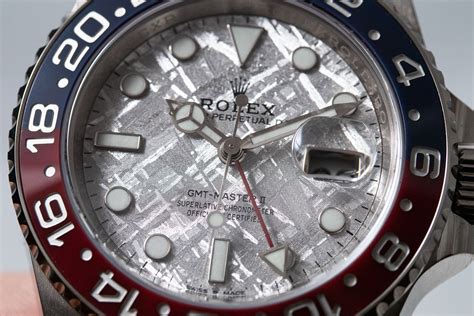 rolex pepsi meteorit|rolex with meteorite face.